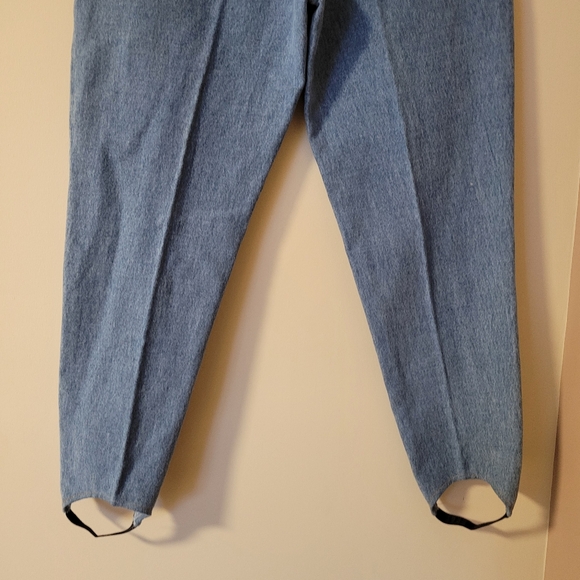 Vintage NWT 90s Stirrup Jeans High Rise Tapered Leg Stretch Medium Wash Denim 29 - Picture 6 of 9
